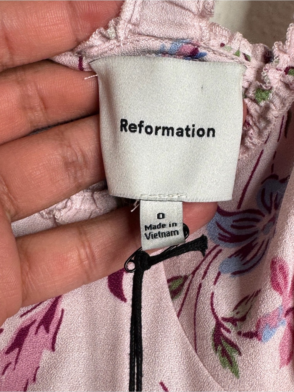 NWT Reformation Tully Dress STELLA size 0 - Picture 8 of 13